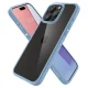 Чехол Spigen для iPhone 15 Pro Max Crystal Hybrid, прозрачно-синий