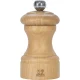 Peugeot Bistro Pepper and Salt Mill Set, 10 cm, Natural and Chocolate Beechwood