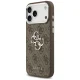 Guess 4G Big 4G Classic Logo vāciņš iPhone 17 Pro Max, brūns / sudraba