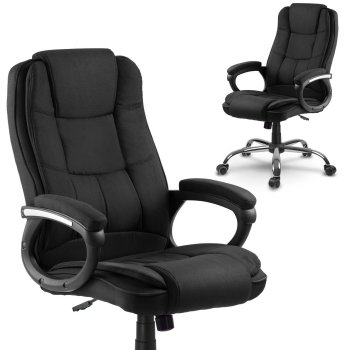 Ergonomisks biroja krēsls Sofotel Porto, auduma, melns