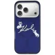 Karl Lagerfeld IML Choupettes MagSafe Case for iPhone 17 Pro Max Blue