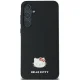 Чехол Hello Kitty для Samsung Galaxy A55 Metal Logo Kitty Head, черный