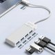 Orico PAPW4A-C3 4-Port USB-A 3.0 Hub with USB-C Connector 0.15m - White