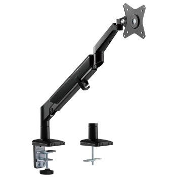 Ergo Office ER-405B galda stiprinājums monitoram, 17"-32", 9 kg, melns