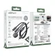 Кабель 3в1 Acefast C6-11 USB-C - 2x USB-C / Qi 100W 1.2м, черный
