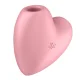 Klitora masāžas aparāts Satisfyer Cutie Heart Light Red (rozā) | Clitoral massager (pink)