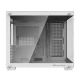 Darkflash C285MP Computer Case, Tempered Glass, White