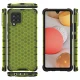Vāciņš Samsung Galaxy A42 5G Honeycomb Case ar TPU rāmi, zaļš