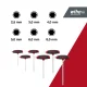Wiha ComfortGrip Hex L-Key Cross-Handle Set, 6 Pieces