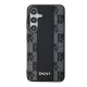 Чехол DKNY для Samsung Galaxy S24 Leather Checkered Mono Pattern MagSafe, черный