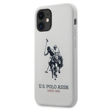 Apple iPhone 12 mini 5.4'' US Polo Silicone Collection Case Cover (USHCP12SSLHRWH), White | Telefona Maciņš Vāks...