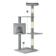 Kaķu nagu asināmais tornis Pethaus 111 cm PH-005, pelēks