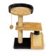 Cat Scratching Tree with House & Hanging Toy Petsi, 3 Levels, 55 cm