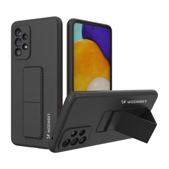 Wozinsky Kickstand Case vāciņš ar statīvu Samsung Galaxy A73, melns