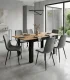 Izvelkams ēdamgalds 120-160x80 cm 4-6 personām, craft ozols