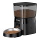 Rojeco Smart Automatic Pet Feeder WiFi 2L with Stainless Steel Bowl (Black)
