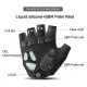 Rockbros S169BGR XXL Cycling Gloves with Gel Inserts, Gray