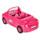 Pink Doll Convertible Car with Doll, Dog and Picnic Basket, 4 pcs
