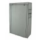 Portable Closet Wardrobe Freestanding Clothes Organizer with Shelves, Grey