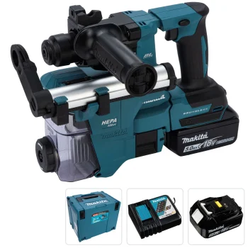 Akumulatora perforators Makita DHR183RTWJ 18V LXT SDS-Plus 1.7 J (1x 5.0 Ah, Makpac)