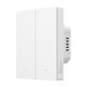 Sonoff ZBM5-2C-80W 2-Channel Zigbee Smart Touch Wall Switch, White