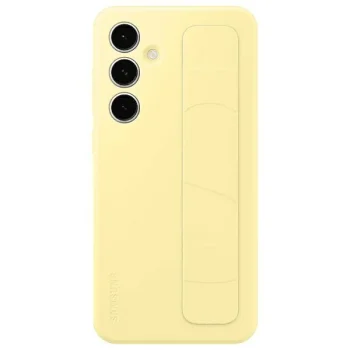 Samsung Standing Grip Case EF-GS721CYEGWW ar turētāju / statīvu Galaxy S24 FE - dzeltens | with holder stand for...