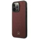 Mercedes Leather Stars Pattern vāciņš iPhone 13 Pro / 13, Sarkans