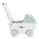 Деревянная коляска для кукол ECOTOYS, каталка-ходунок для малышей