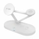 Беспроводное зарядное устройство 3в1 Tech-Protect QI15W-A41 MagSafe, белое