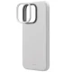 Uniq Lino Hue iPhone 15 Pro Max 6.7" case Magclick Charging light gray/chalk gray