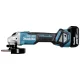 Makita DGA513RTJ akumulatora leņķa slīpmašīna, 18V, 125 mm, 2x 5.0 Ah