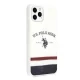 Apple iPhone 11 Pro Max 6.5\'\' US Polo Tricolor Pattern Collection Case Cover (USHCN65PCSTRB), White | Telefona...