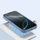 Dux Ducis Lawa Leather Wallet Case for iPhone 16 Pro Max, Blue
