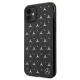 Mercedes iPhone 11 / Xr vāciņš Silver Stars Pattern, melns