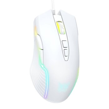 Игровая проводная мышь Onikuma CW905, белая