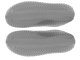 Waterproof Silicone Shoe Covers, Size M (35-38), Grey