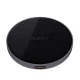 Magnētiskais bezvadu lādētājs MagFusion Aukey LC-MC10, 15W Qi2 (melns) | Magnetic Wireless Charger (black)