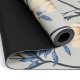 Balance Non-Slip Rubber Gymnastic Fitness Yoga Mat 185x68x0.4cm, Flowers