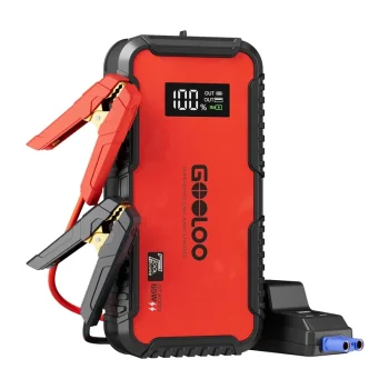 GOOLOO GT3000 palaidējs un ārējais akumulators 44.4Wh 3000A