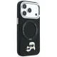 Karl Lagerfeld Ring Stand 360 Karl & Choupette Heads MagSafe vāciņš iPhone 18 Pro Max / 17 Pro Max, melns