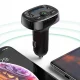 Baseus T-Typed Automašīnas Lādētājs un Bluetooth Atskaņotājs, FM Raidītājs, Melns | Car charger & Bluetooth...