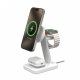 ZAGG Mophie Snap+ 3-in-1 Qi2 bezvadu uzlādes statīvs trīs ierīcēm, saderīgs ar MagSafe un Qi2 – balts |...
