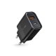 Tech-Protect C30W lādētājs USB-C PD 30W / USB-A QC 3.0 – melns