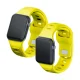 3mk Apple Watch 42 / 44 / 45 / 49 mm silikona siksniņa, dzeltena