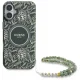 Guess IML Flowers Allover Electro vāciņš iPhone 16, zaļš
