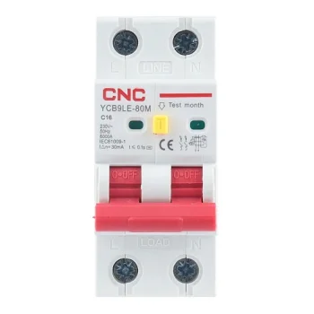 Дифференциальный автомат RCBO 2P, 16A, класс C, 30мА, 6кА