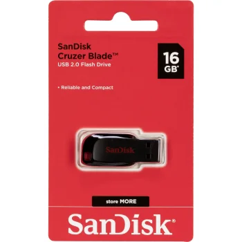 USB zibatmiņa SanDisk Cruzer Blade 16GB SDCZ50-016G-B35