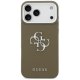 Guess Grained Big 4G Classic Logo maciņš iPhone 17 Pro Max – brūns | Phone Case Cover