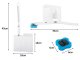 Vannas Istabas Silikona Tualetes Birste ar 5 Maināmām Sprauslām | Silicone Toilet Brush with 5 Replaceable Tips