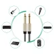 Ugreen Mono TS Jack Audio Cable 6.35mm, 5m, Black | Аудио Провод Кабель